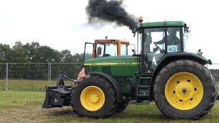 John Deere 7710 & Fendt 824 Favorit getting the job done at the pulling arena | Tractor Pulling