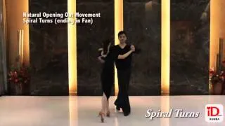 Rumba Silver Step - Spiral Turns