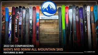 2022 Mens Mid-90 All-Mountain Ski Comparison with SkiEssentials.com