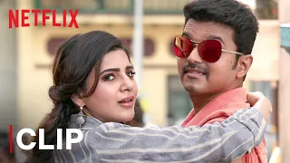 Thalapathy Vijay & Samantha Akkineni Rose Milk Scene | Yogi Babu | Mersal | Netflix India