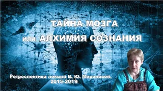 ТАЙНЫ МОЗГА ИЛИ АЛХИМИЯ СОЗНАНИЯ. Академик В.Ю. Миронова.