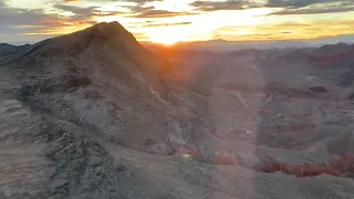 Sunset over Pinto Valley Nevada