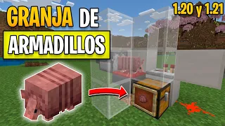 Granja de Armadillos y Escamas Minecraft 1.20 [Java y Bedrock]