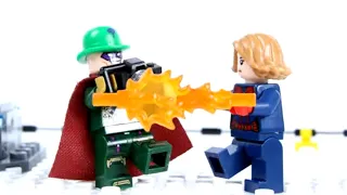 Captain Marvel Picks Mysterio Riddler | Billy Bricks | WildBrain Superheroes