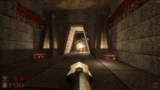 Quake 1 with full ray-traced lighting