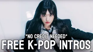 FREE K-pop INTROS || No CREDIT needed 🌟