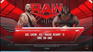 WWE 2K24 Big Show Vs Mark Henry