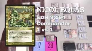 Nicol Bolas EDH OS Commander | 1 vs 1 | MtG 93/94 | 263