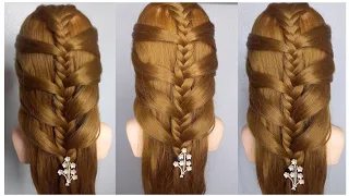 A simple everyday hairstyle for girls with easy and quick steps