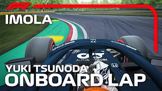 2021 Imola GP: Yuki Tsunoda Onboard Lap (F1 2021 Mod)