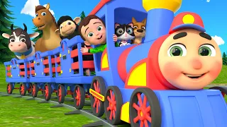 Train Choo Choo Song | Lalafun Nursery Rhymes & Kids Songs