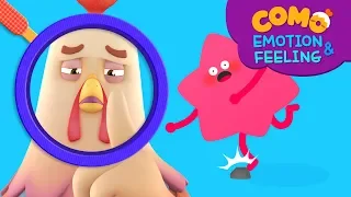 Emotion & Feeling with Como | Learn emotion | Hurt | Cartoon video for kids | Como Kids TV