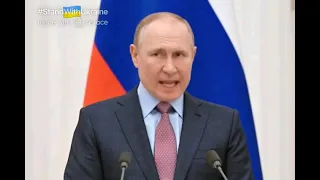 Putin Sings Ukranian Anthem