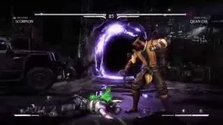 Mortal Kombat X Hanzo Hasashi Vs Quan Chi Battle 2