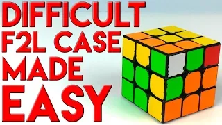 2 Tricks To Make A Hard F2L Case REALLY EASY