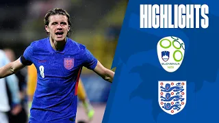 Slovenia U21 2-2 England U21 | Gallagher & Palmer Score as Young Lions Held to a Draw | Highlights