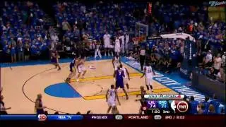 Oklahoma's 8-0 run in 1 minute against Lakers [Game 3 04.22.2010]