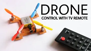 How to make Drone using only transistor and control with TV remote