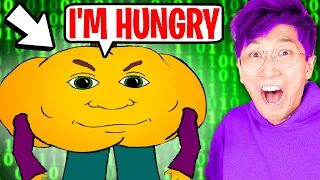 LANKYBOX Playing HUNGRY PUMPKIN!? (NEW SECRET ENDING UNLOCKED!)