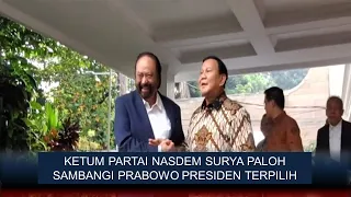 Surya Paloh Ketum Partai  Nasdem Sambangi Prabowo