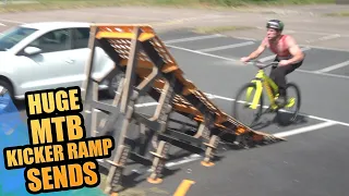 HUGE MTB KICKER RAMP SENDS - URBAN MTB FREERIDE