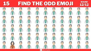 Find the Odd Emoji | Emoji Challenges | Test Your Eyes | 11th Edition