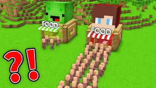 Mikey Restaurant vs JJ Restaurant Challenge in Minecraft (Maizen)