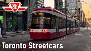[4K] 🇨🇦 Toronto Streetcars | All the Lines