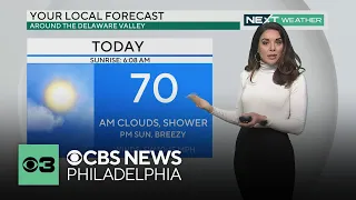 Clouds and some showers early Wednesday, sunny and 70 degrees by afternoon | NEXT Weather