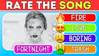 RATE THE SONG 🎵 | 2024 Top Songs Tier List | Music Quiz #1