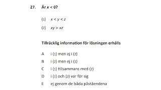 Högskoleprovet Kvantitativa resonemang NOG – Provfrågor och facit våren 2022 Maj provpass 4