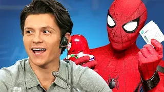 SPIDER-MAN IN RUSSIA! - Tom Holland and Director (Interview)