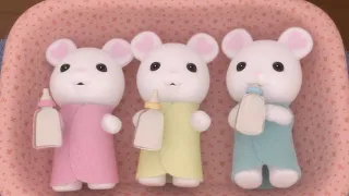 Coco garde les triplés Souris Marshmallow 🐭 | Episode 8 | Sylvanian Families