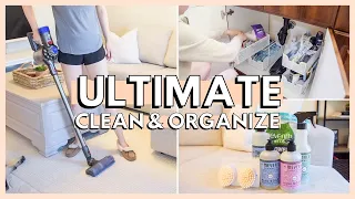 Ultimate Clean, Organize & Declutter with Me | extreme cleaning motivation, grove collaborative haul