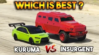 GTA 5 ONLINE : KURUMA VS INSURGENT (WHICH IS BEST ARMORED VEHICLE?)