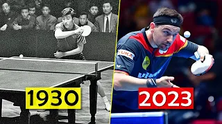 Table Tennis Evolution 1930-2023