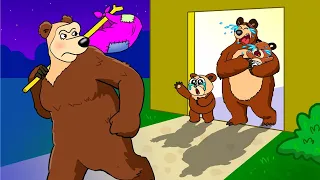 Please Come Back Home, Mummy Bear! | Bear's Life Story | Bear Funny Animation