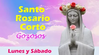 Santo rosario corto🌹 Misterios de Gozosos 🙏 Lunes y Sábado 🙏