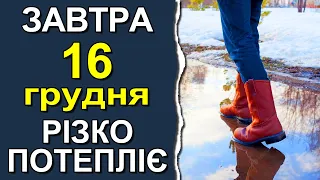 ПОГОДА НА ЗАВТРА: 16 ГРУДНЯ 2022 | Точна погода на день в Україні