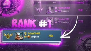 ROAD TO RANK 1 CONQUEROR❤️| CURRENT RANK 16😍| BGMI LIVE RANK PUSHING