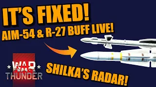 War Thunder UPDATE on the AIM-54 & R-27! SHILKA has a better radar & MORE!