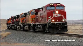 February Trains in the Texas Panhandle (HD)