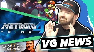 A Nice Metroid Prime 4 Update Arrives + Paper Mario: The Thousand Year Door New Footage | VG News!