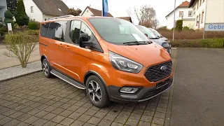 Ford Tourneo Custom Bus 2023 Titanium X Sport Active + Review Preview Overview Walkaround