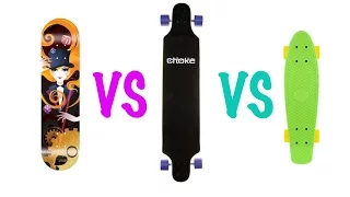 What to choose: Skateboard, Longboard or Cruiser
