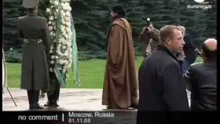 Muammar Gaddafi visit to Russia