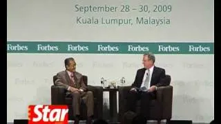 Dr M on overcoming economic crisis