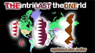 Countries and whatever abc order. | BUT its kids learning tube clips of the countries  (updated!!!)