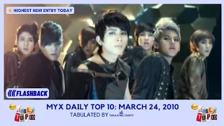 FLASHBACK | MYX Daily Top 10: March 24, 2010