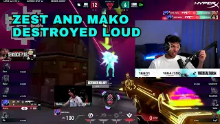 DRX Zest & DRX Mako Destroyed LOUD in a 2v5 Situation. Tarik Reacts
